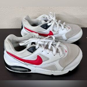 Nike Air Max Youth Sz 2Y White Black Red Athletic Sneaker Shoes